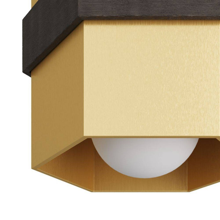 Arteriors DFC10 Flush Mount, Antique Brass