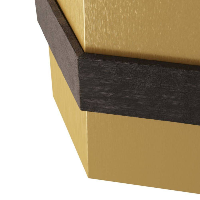 Arteriors DFC10 Flush Mount, Antique Brass