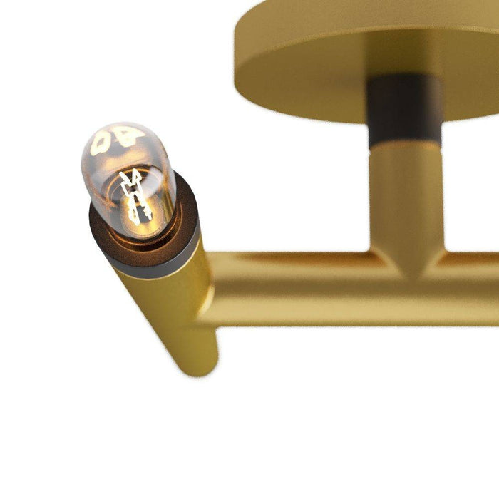 Arteriors DFI03 Flush Mount, Antique Brass