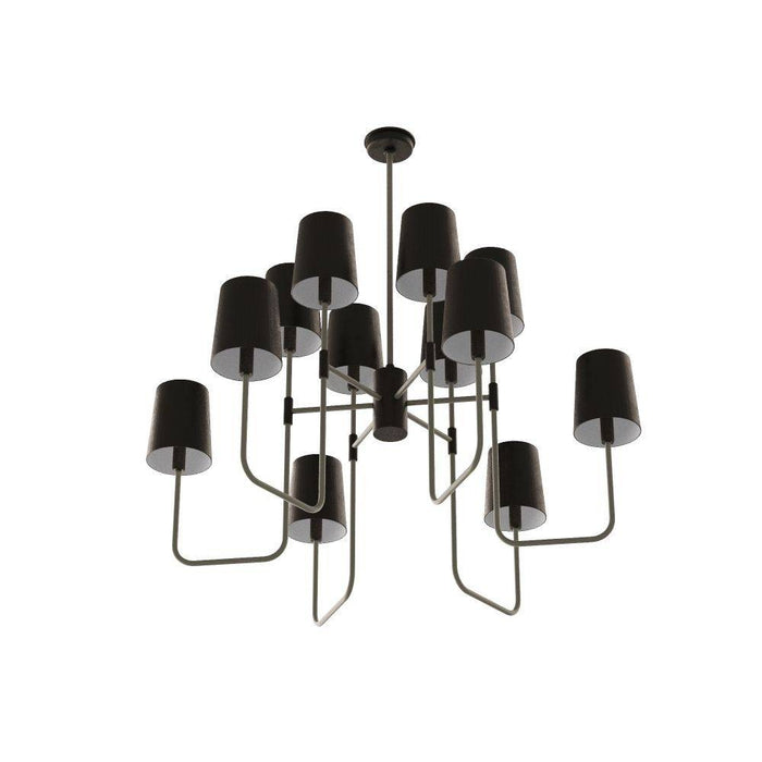 Arteriors DLC19 Chandelier, English Bronze