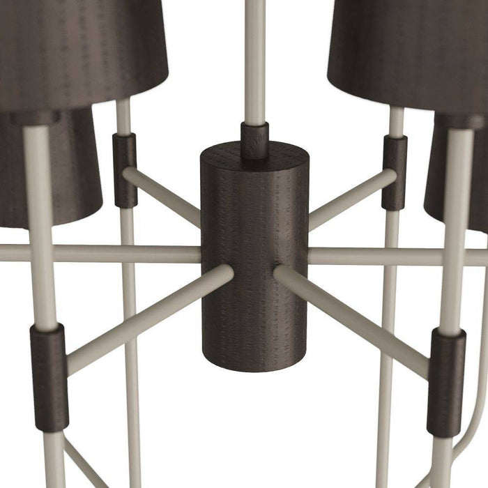 Arteriors DLC19 Chandelier, English Bronze