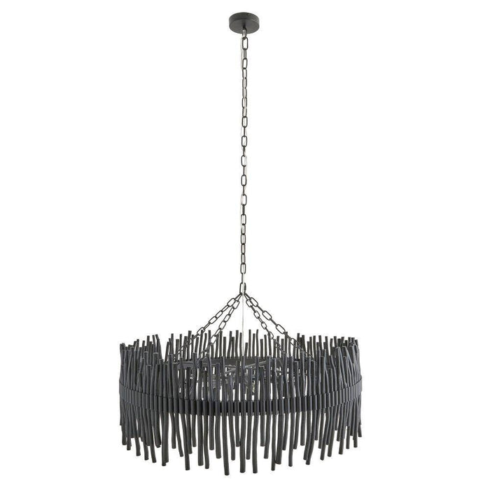 Arteriors DLS05 Chandelier, Black Stained