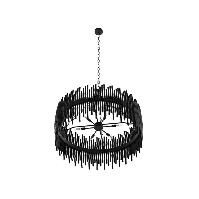 Arteriors DLS05 Chandelier, Black Stained