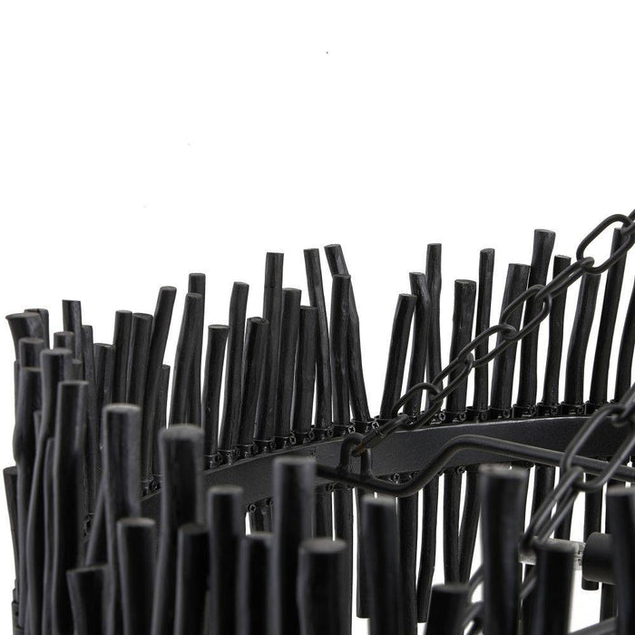 Arteriors DLS05 Chandelier, Black Stained