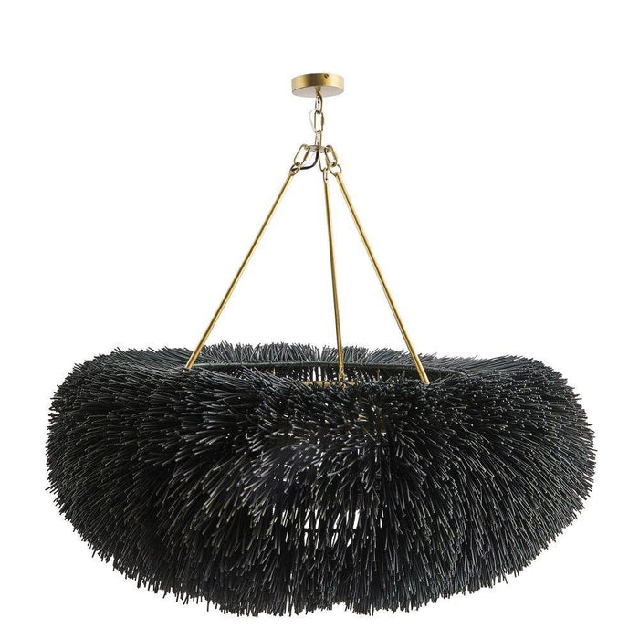 Arteriors DLS07 Chandelier, Black Stained