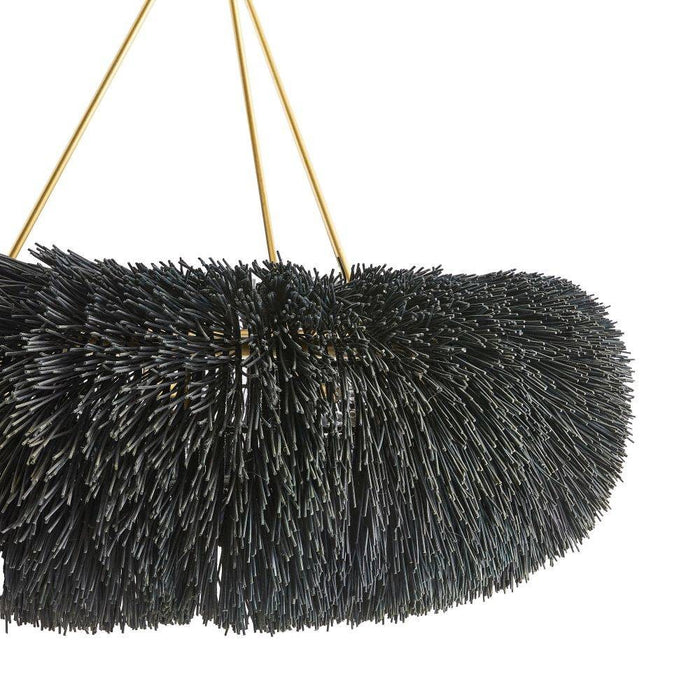 Arteriors DLS07 Chandelier, Black Stained