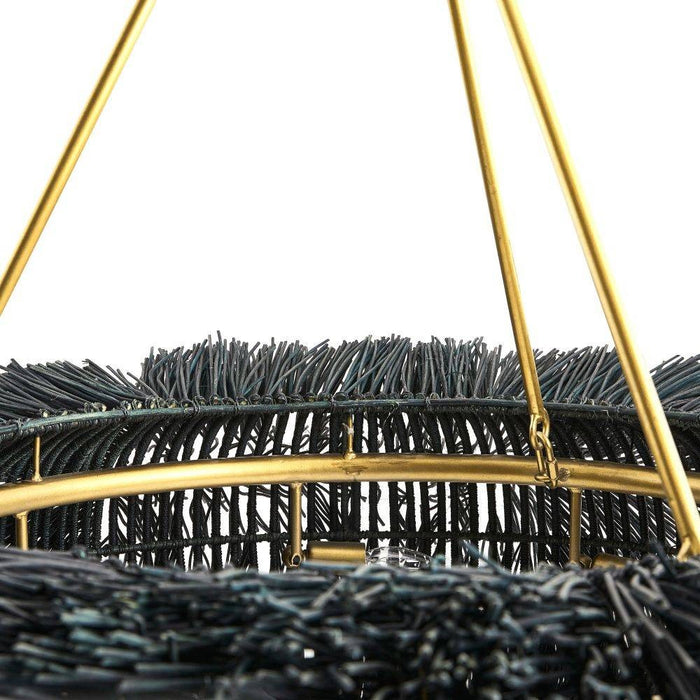 Arteriors DLS07 Chandelier, Black Stained