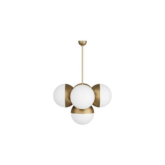 Arteriors DMC14 Chandelier, Antique Brass