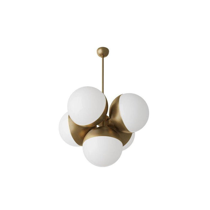Arteriors DMC14 Chandelier, Antique Brass