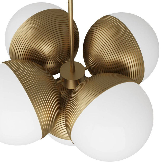 Arteriors DMC14 Chandelier, Antique Brass