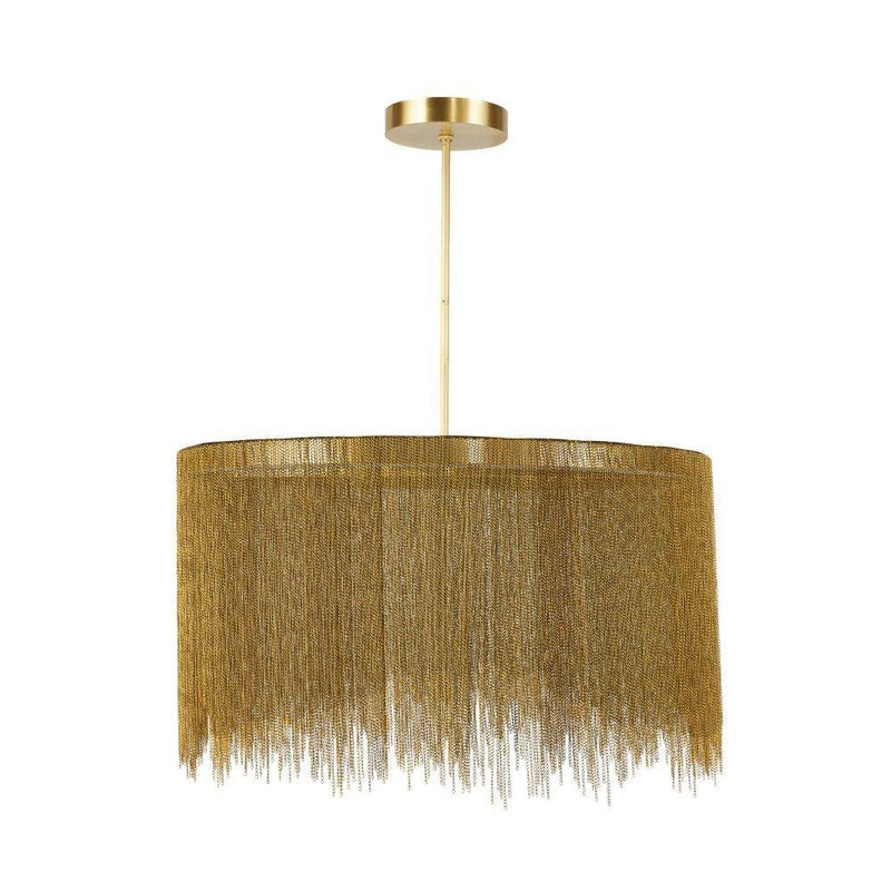 Arteriors DMC20 Chandelier, Antique Brass