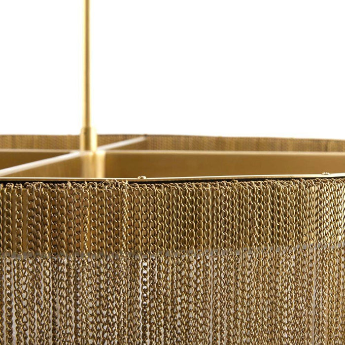 Arteriors DMC20 Chandelier, Antique Brass