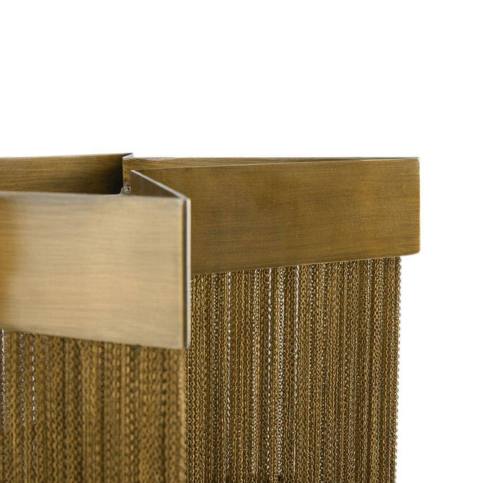 Arteriors DMI07 Chandelier, Vintage Brass
