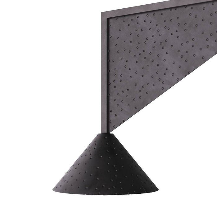 Arteriors DMI10 Chandelier, Hammered Blackened Iron