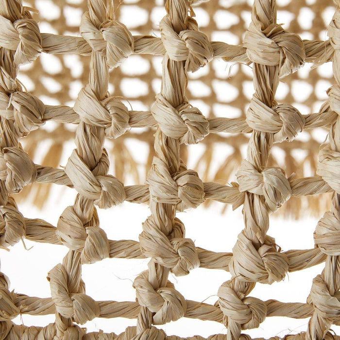 Arteriors DMS10 Chandelier, Natural Raffia