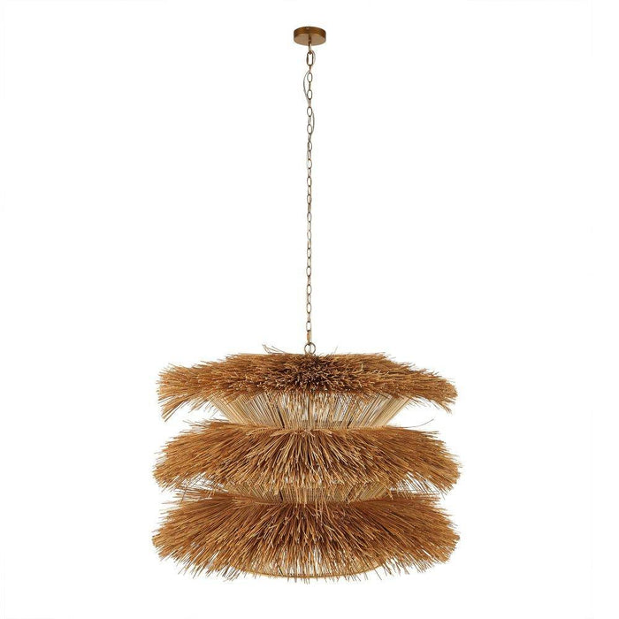 Arteriors DMS12 Pendant, Natural Rattan