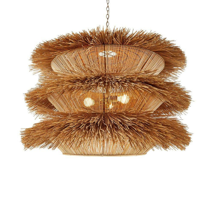 Arteriors DMS12 Pendant, Natural Rattan