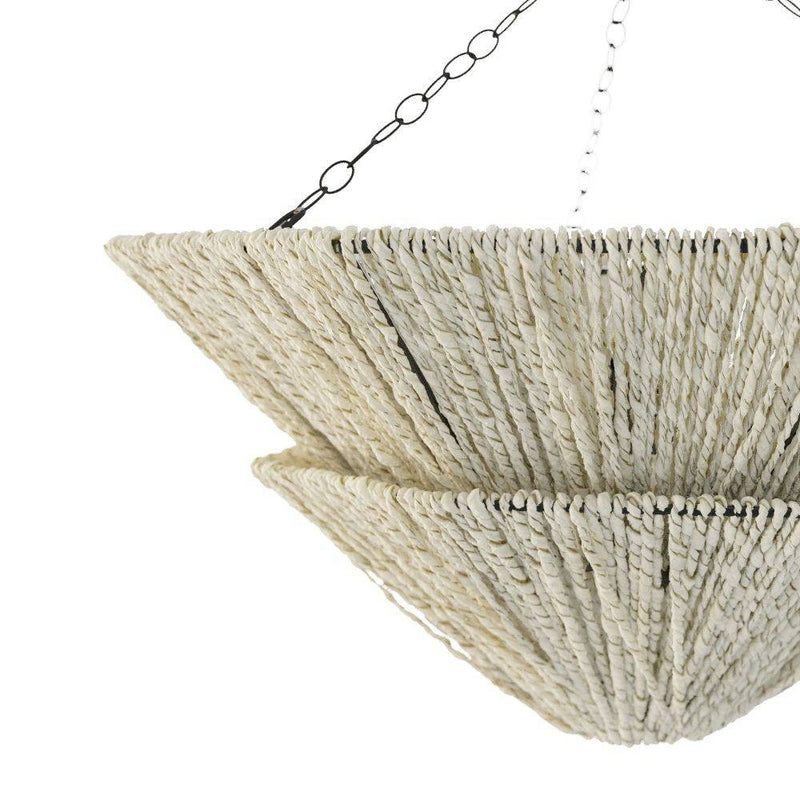 Arteriors DMS13 Chandelier, Light Gray Stained