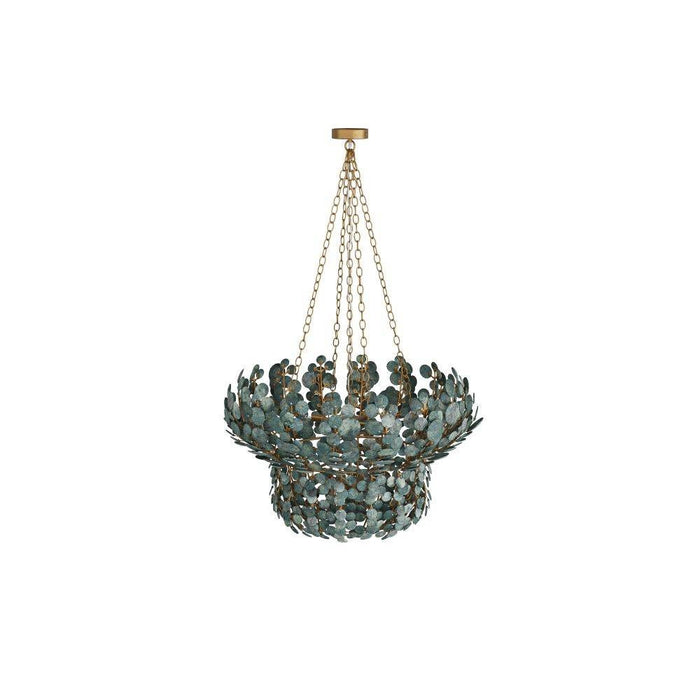 Arteriors DMS14 Chandelier, EucalyptusÃÂ Coconut Shell
