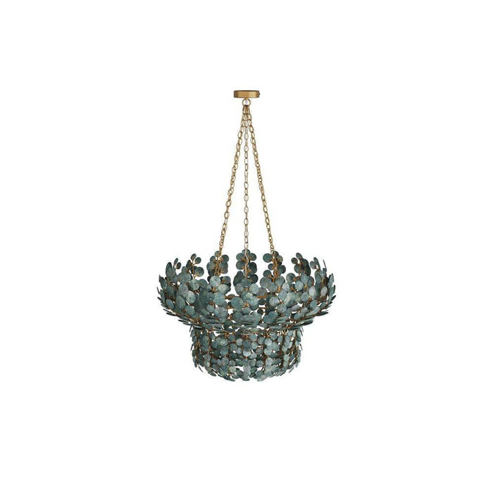 Arteriors DMS14 Chandelier, EucalyptusÃÂ Coconut Shell