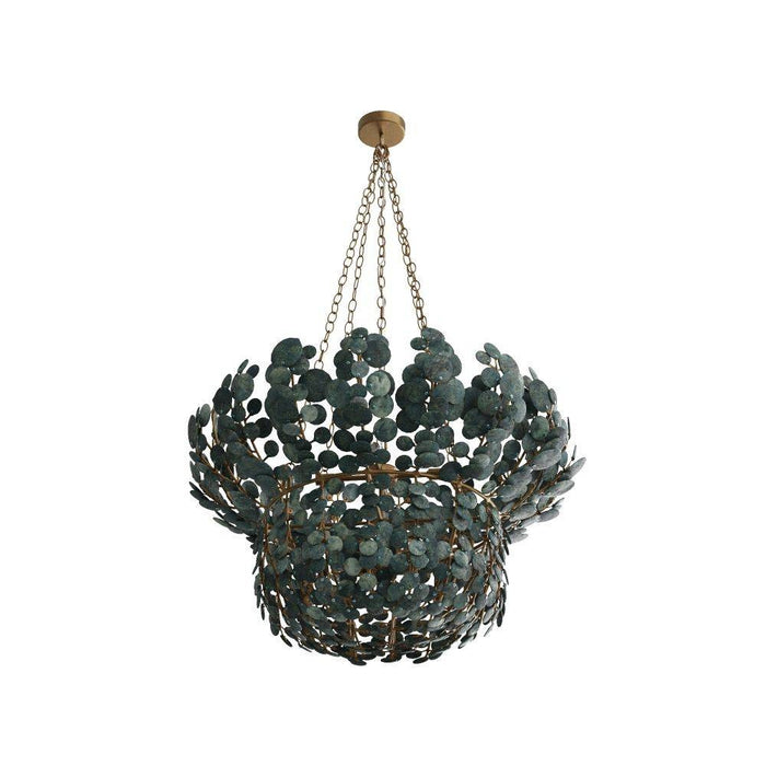 Arteriors DMS14 Chandelier, EucalyptusÃÂ Coconut Shell