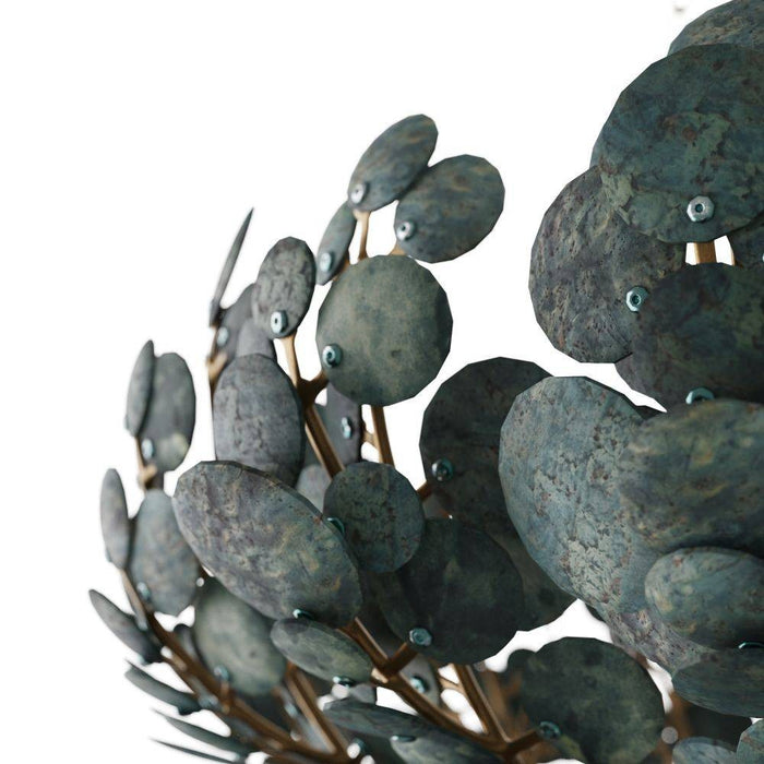Arteriors DMS14 Chandelier, EucalyptusÃÂ Coconut Shell