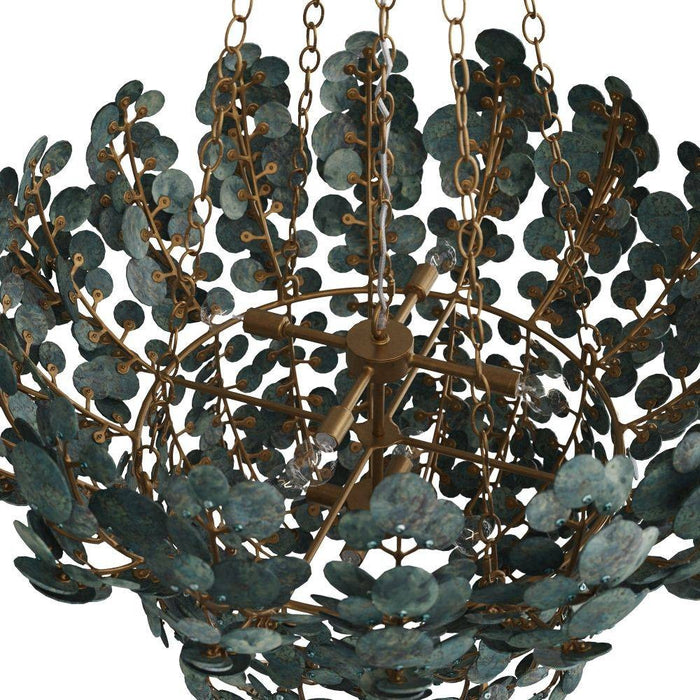 Arteriors DMS14 Chandelier, EucalyptusÃÂ Coconut Shell