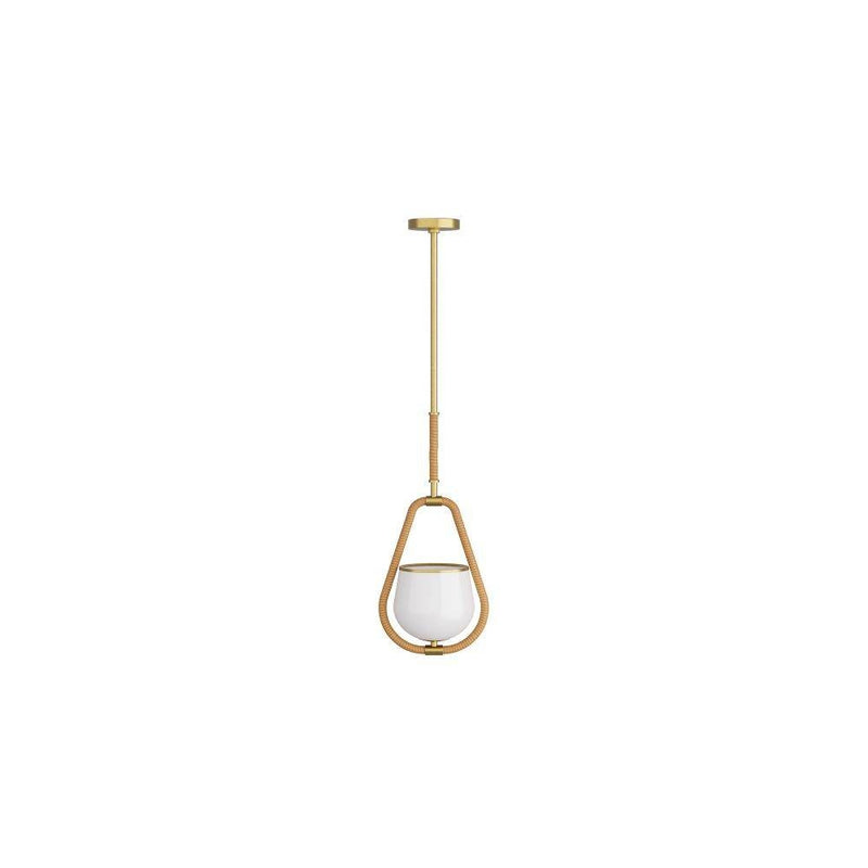 Arteriors DPC12 Pendant, Antique Brass