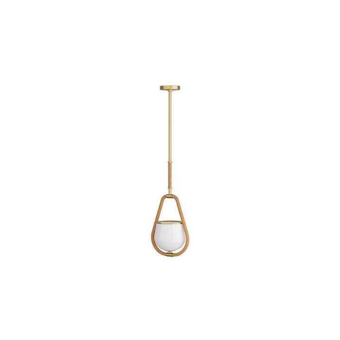 Arteriors DPC12 Pendant, Antique Brass