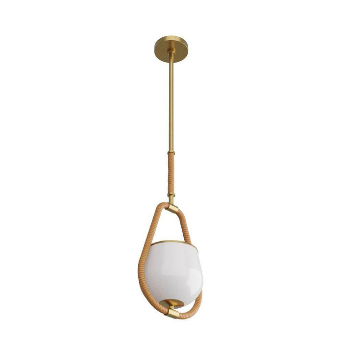 Arteriors DPC12 Pendant, Antique Brass