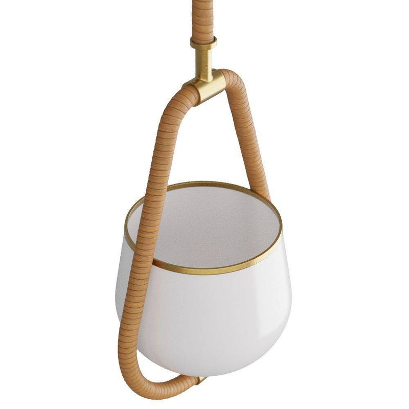 Arteriors DPC12 Pendant, Antique Brass