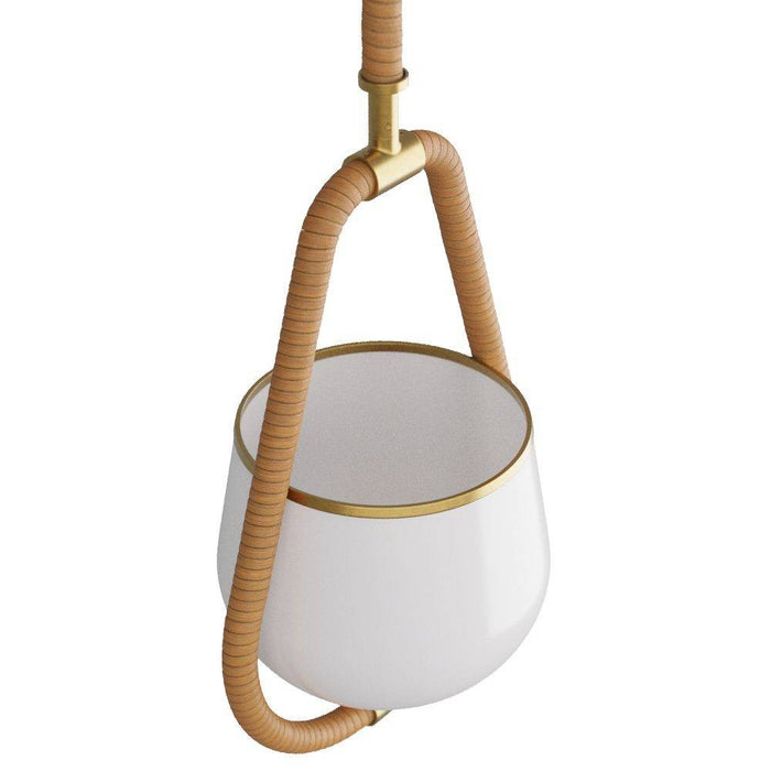 Arteriors DPC12 Pendant, Antique Brass