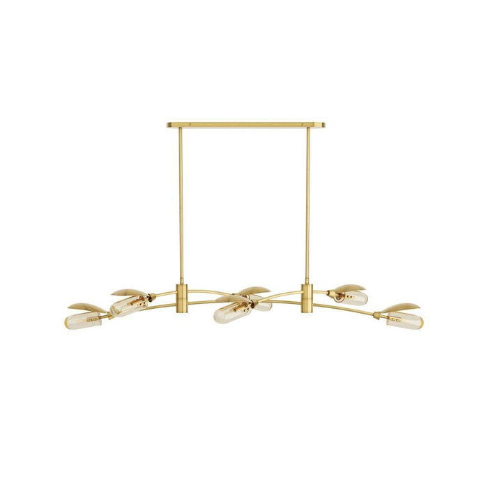Arteriors DRC07 Chandelier, Antique Brass