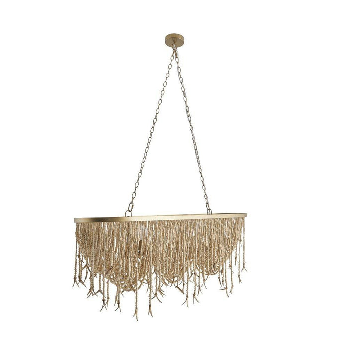 Arteriors DRS02 Chandelier, Natural Coconut Shell