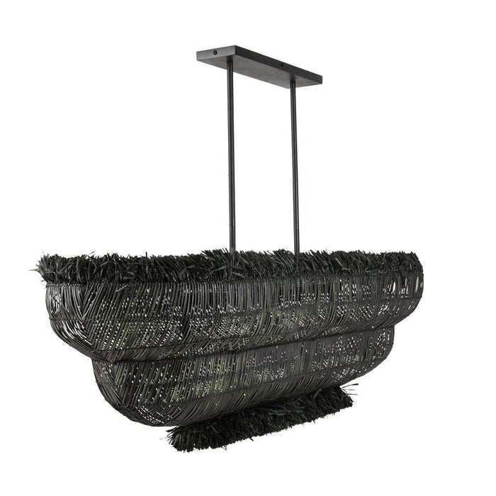 Arteriors DRS03 Chandelier, Dark Gray Stained