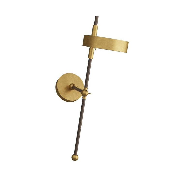 Arteriors DWC24 Wall Sconce, Antique Brass