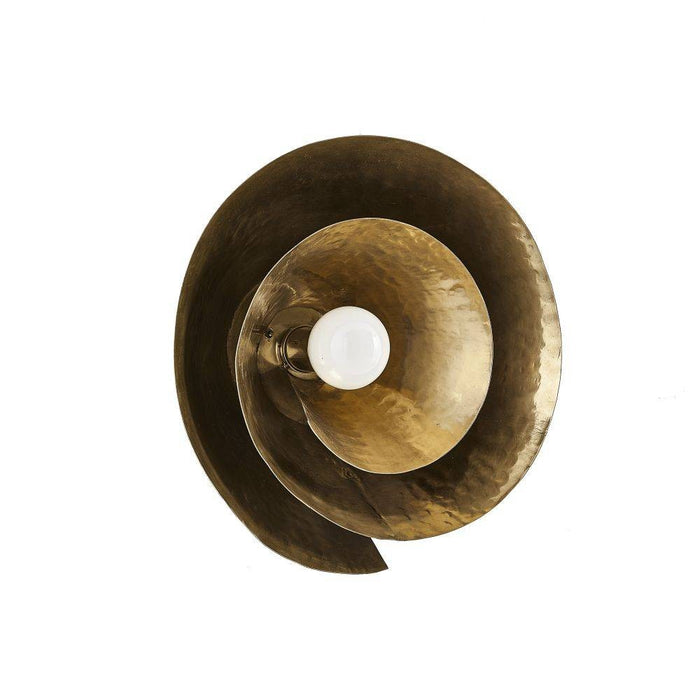 Arteriors DWI07 Wall Sconce/Ceiling Mount, Vintage Brass
