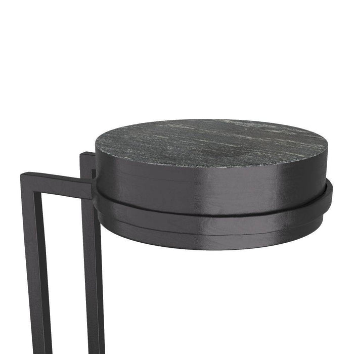 Arteriors FAI07 Drink Table, Blackened Iron