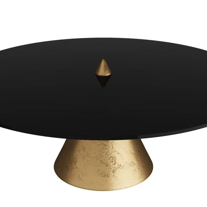 Arteriors FCI11 Coffee Table, Antique Brass