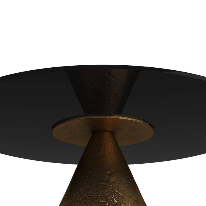 Arteriors FCI11 Coffee Table, Antique Brass