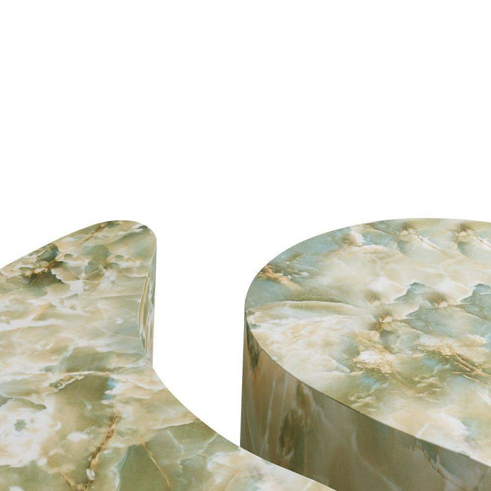 Arteriors FCS08 Coffee Tables, Set of 2, Jade