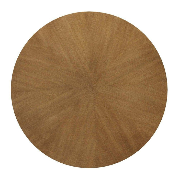 Arteriors FDS03 Entry Table, Oyster Oak Veneer/Bronze