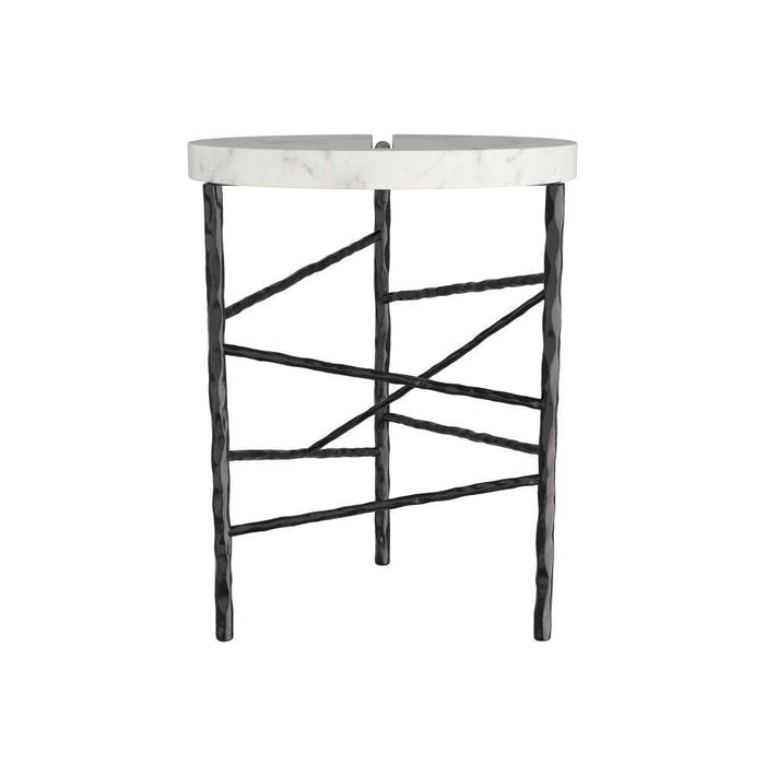 Arteriors FEI16 End Table, Blackened Iron