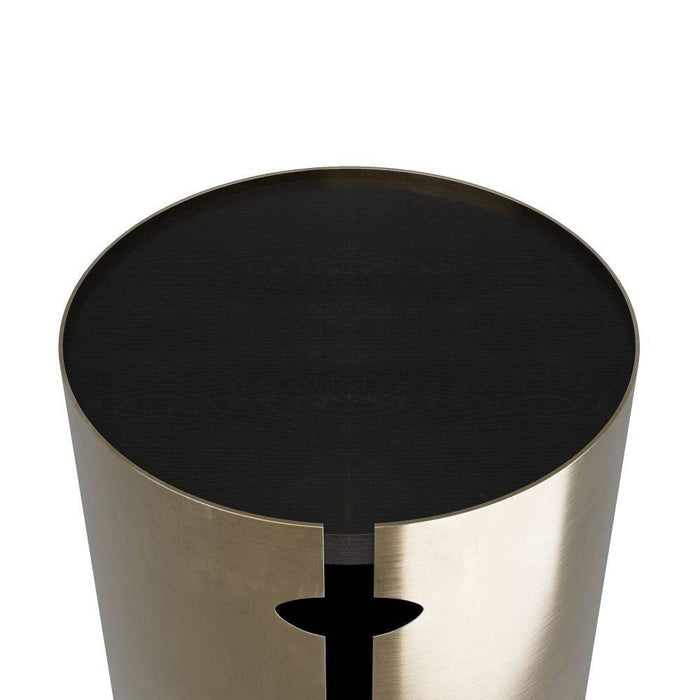 Arteriors FEI17 End Table, Antique Brass