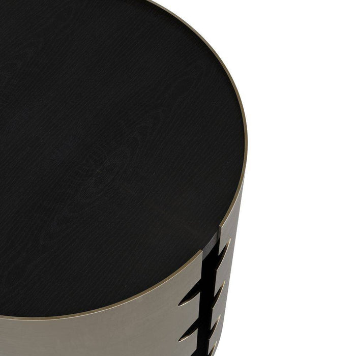 Arteriors FEI17 End Table, Antique Brass
