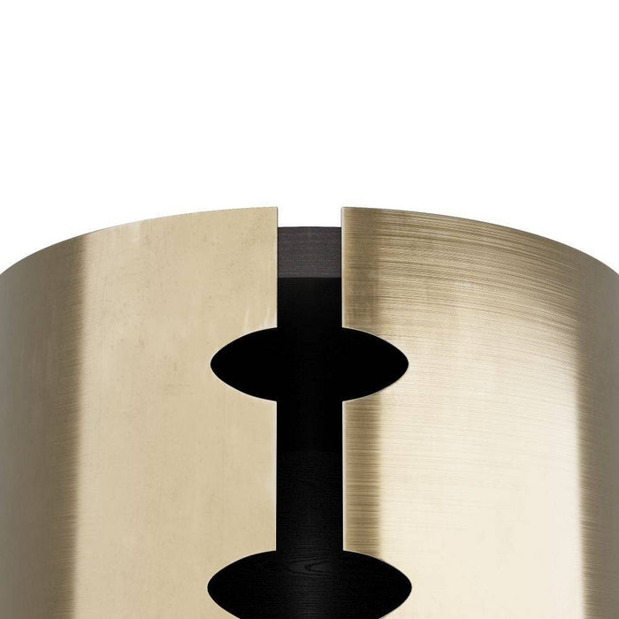 Arteriors FEI17 End Table, Antique Brass