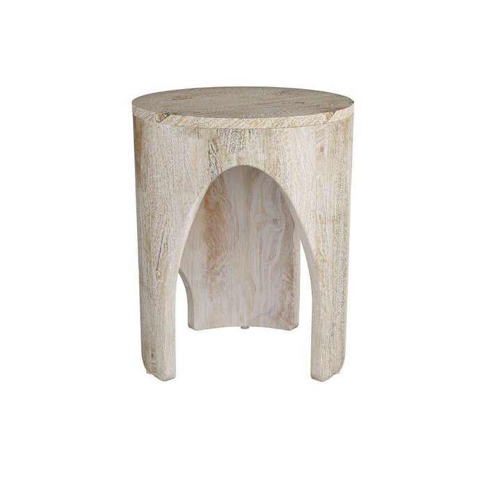 Arteriors FEI18 End Table, Whitewash