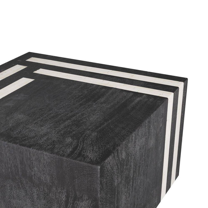 Arteriors FEI19 End Table, Ebony