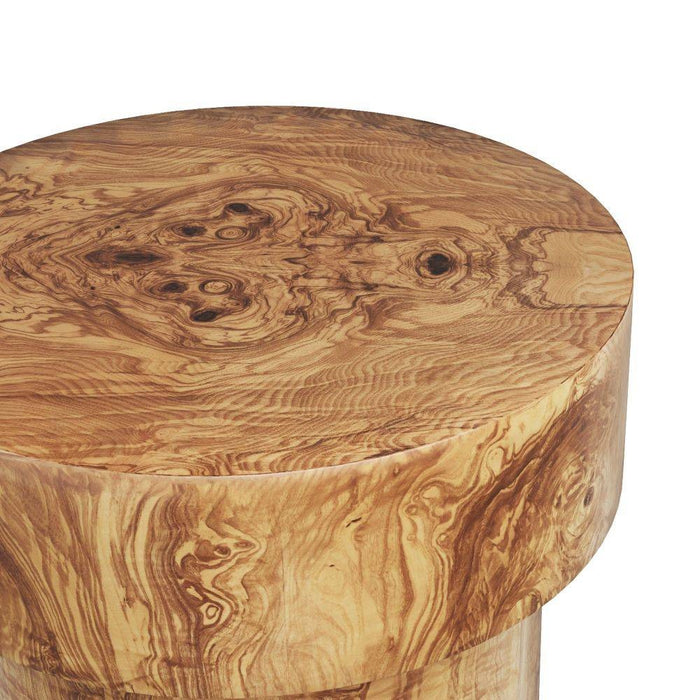 Arteriors FES07 End Table, Blonde Burl