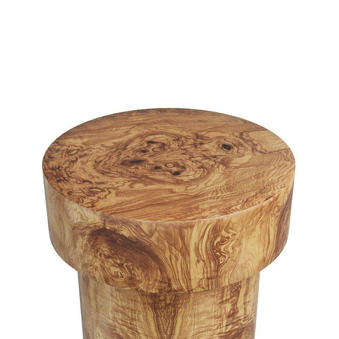 Arteriors FES07 End Table, Blonde Burl